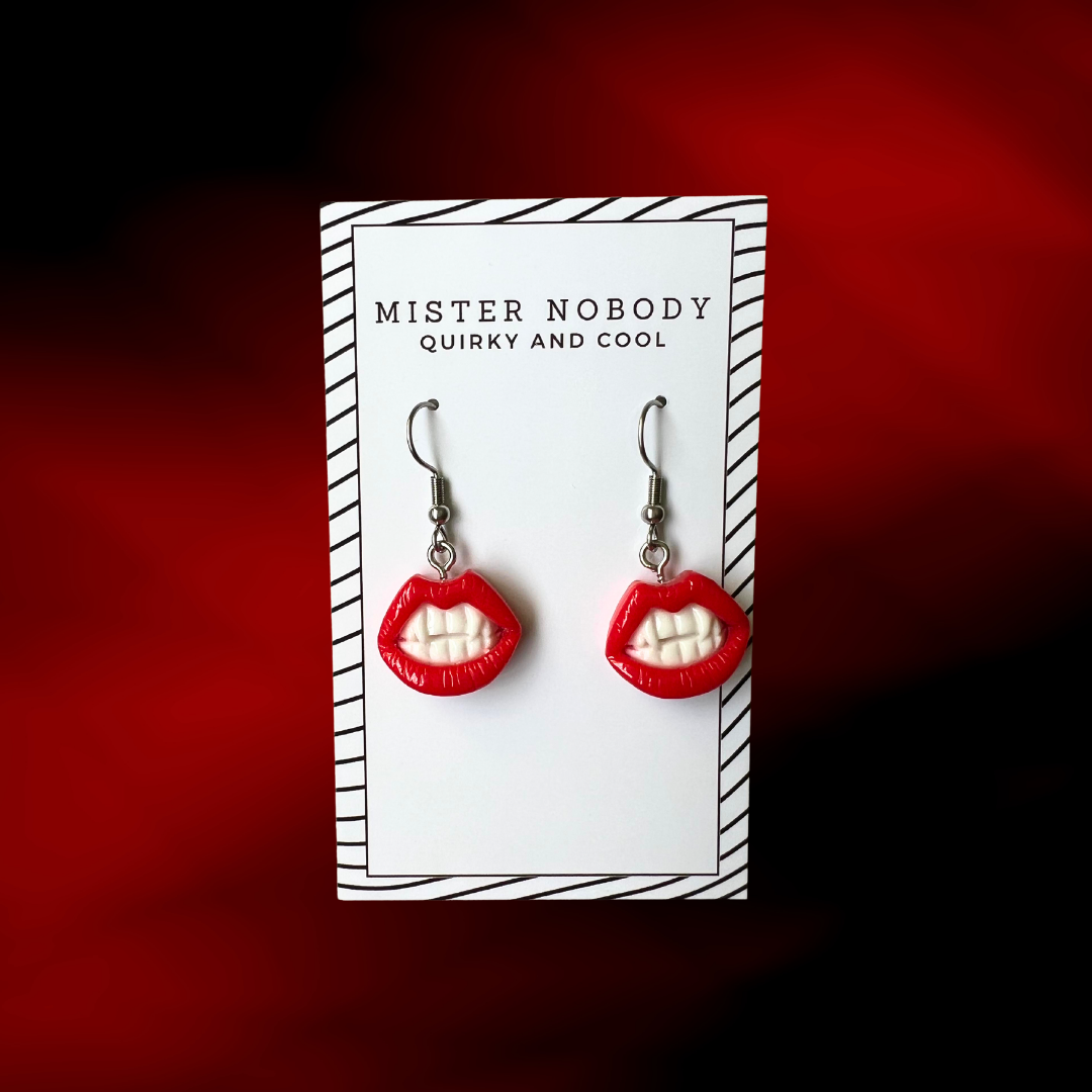 Vampire Lips Mini Dangles
