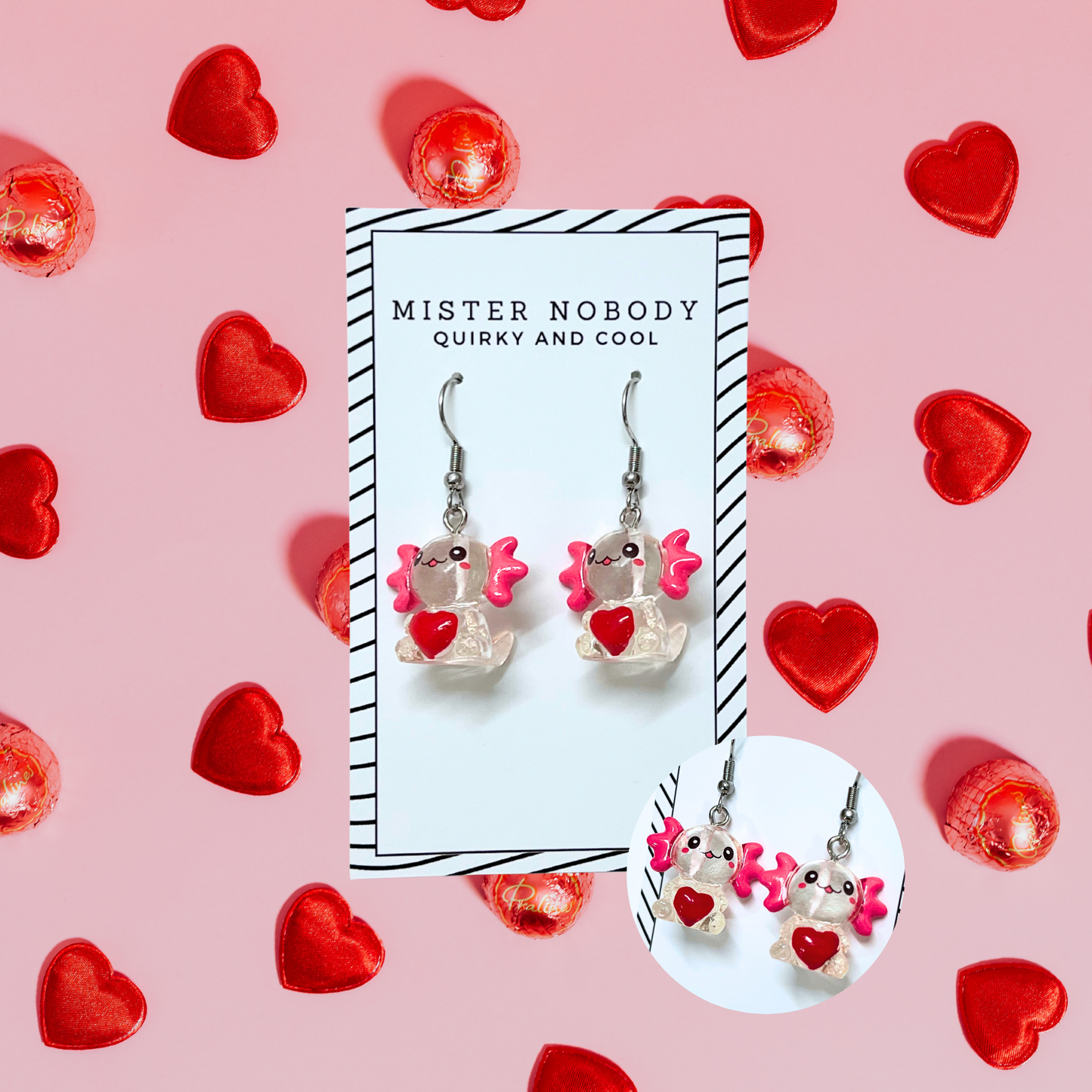 Love Axolotl Mini Dangles