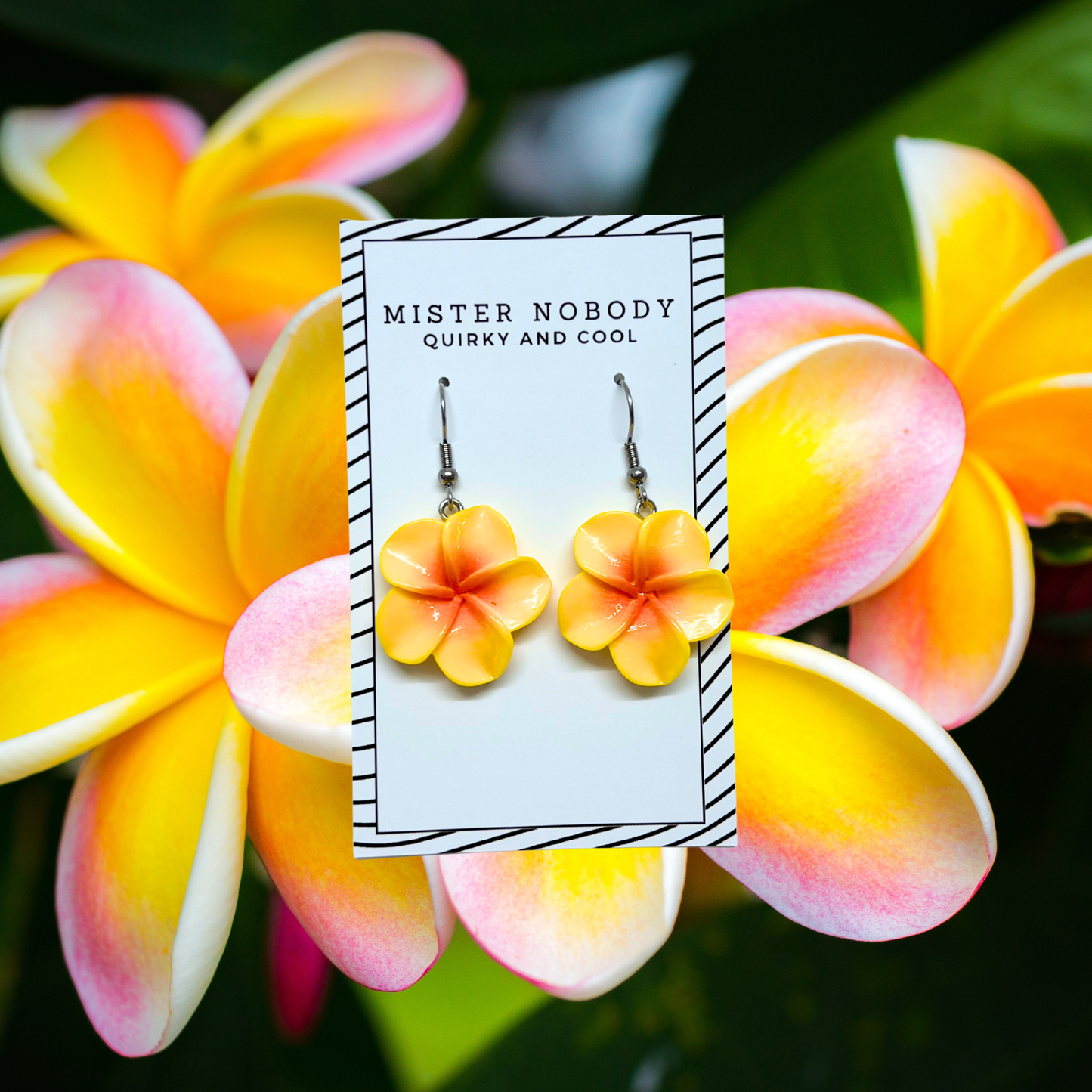 Frangipani Mini Dangles