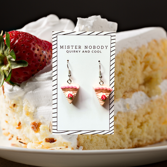 Strawberry Cake Mini Dangles